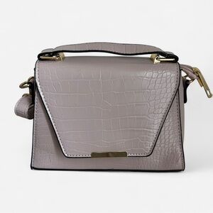 Elegant Pink Handbag With Adjustable Strap